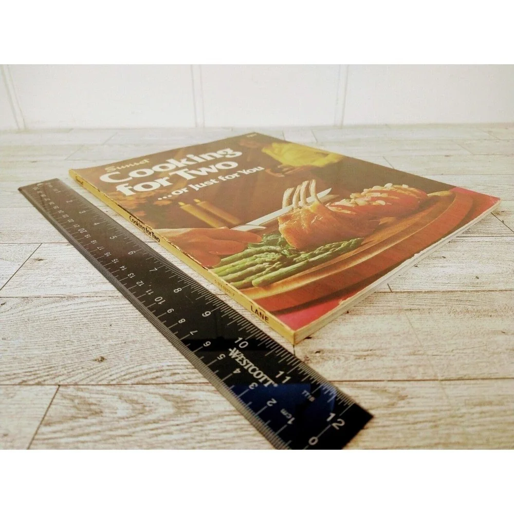Cooking for Two Sunset 1978 Vintage Small‎ Batch Recipes 70s Softcover Cookbook